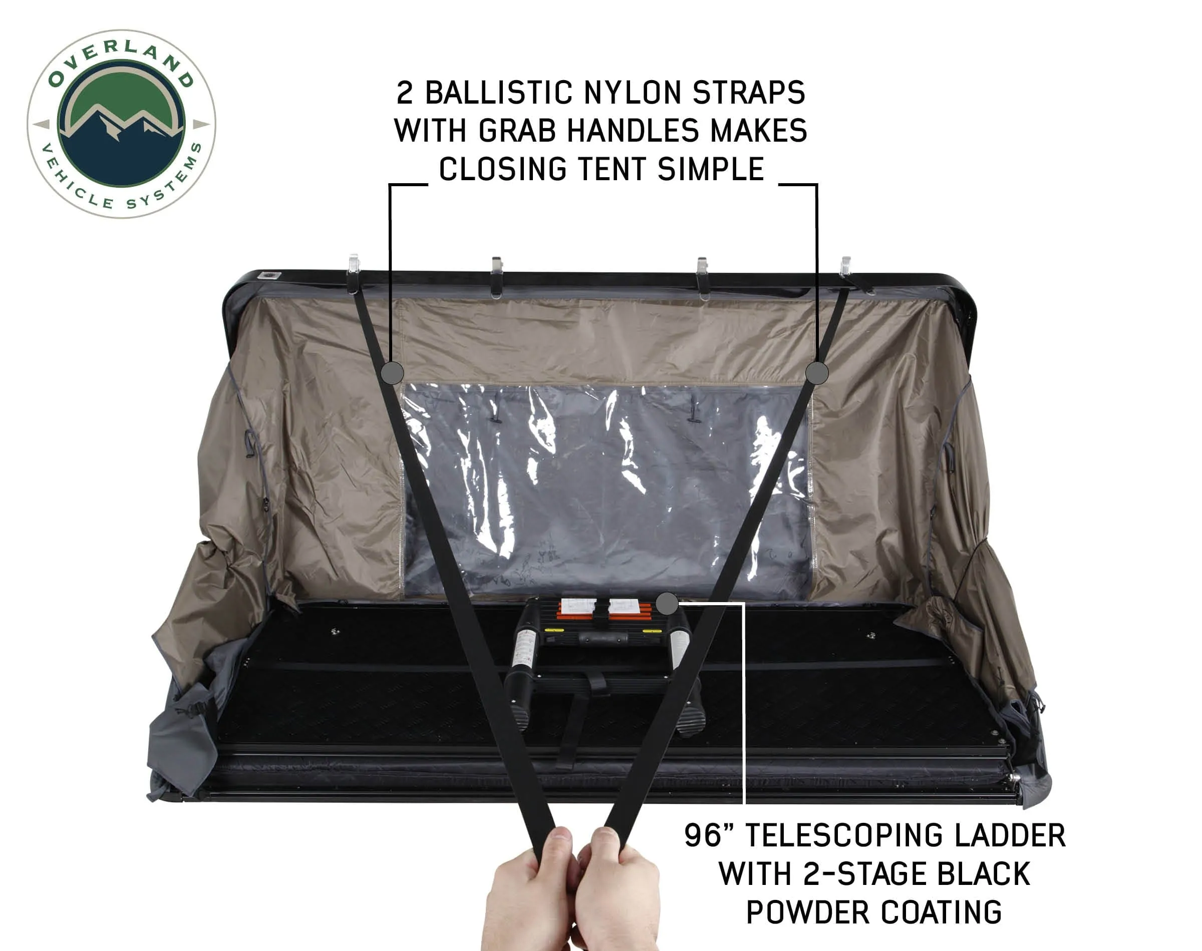 Bushveld | Hard Shell Rooftop Tent | Overland Vehicle Systems