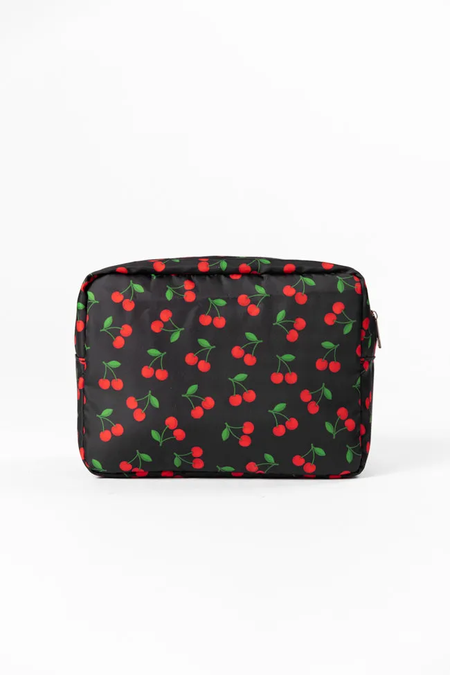 Cherries 4 Piece Travel Pouch Set SALE