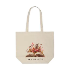 Floral Bookish  Shopping Tote Bag