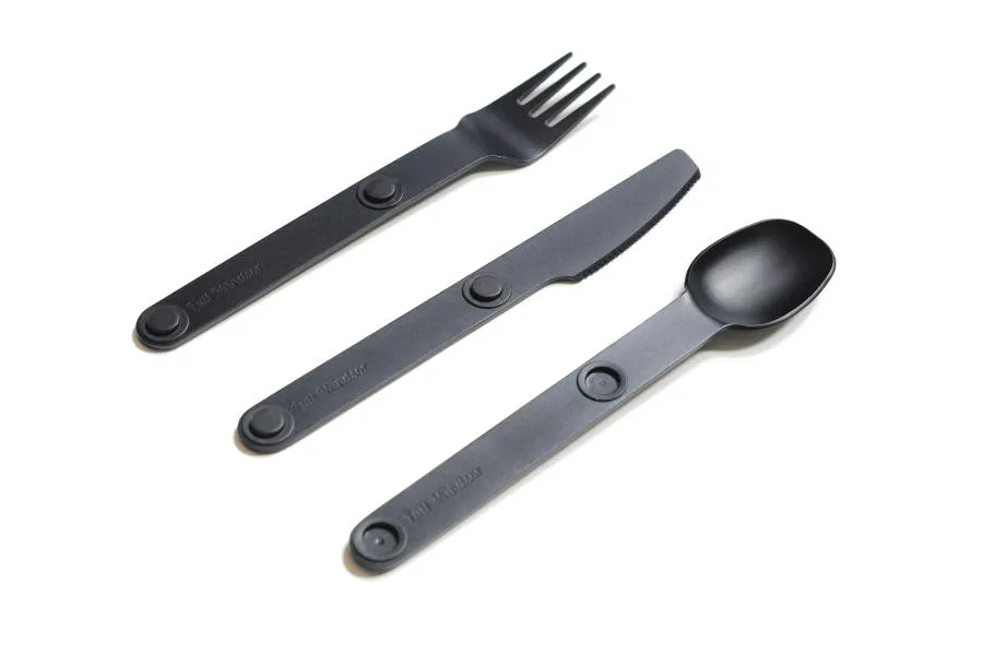 Full Windsor Magware Magnetic Flatware, Single Set - Black