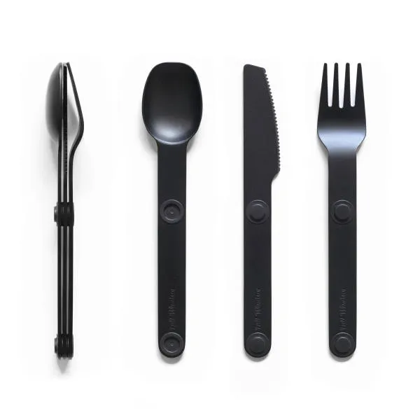 Full Windsor Magware Magnetic Flatware, Single Set - Black