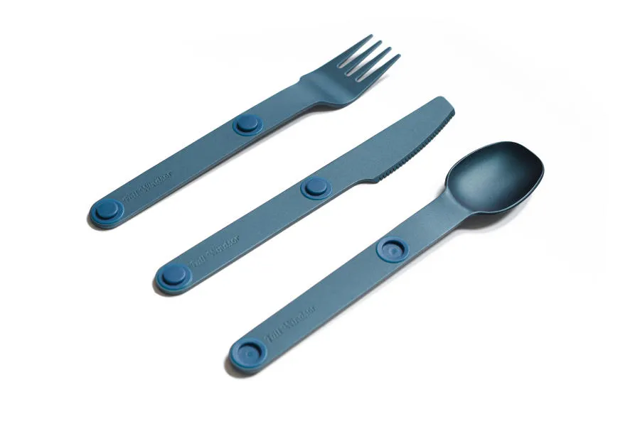 Full Windsor Magware Magnetic Flatware, Single Set - Blue