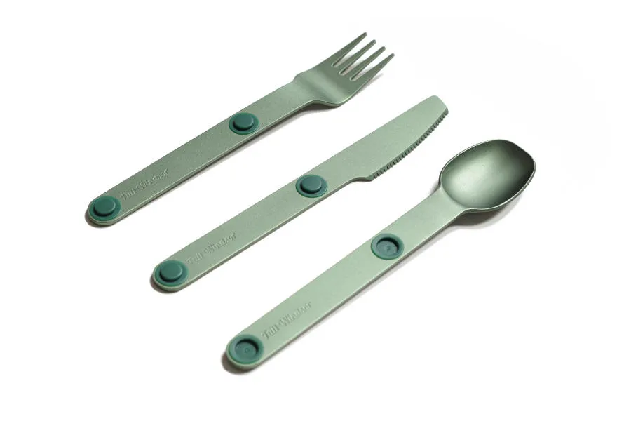 Full Windsor Magware Magnetic Flatware, Single Set - Green