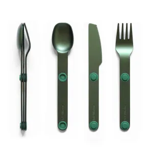 Full Windsor Magware Magnetic Flatware, Single Set - Green