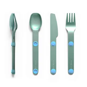 Full Windsor Magware Magnetic Flatware, Single Set - Turquoise