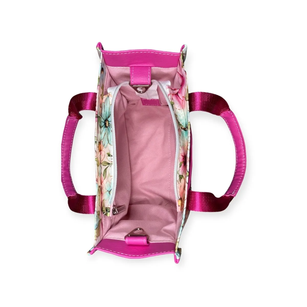 Penelope Pink Floral Tote Bag