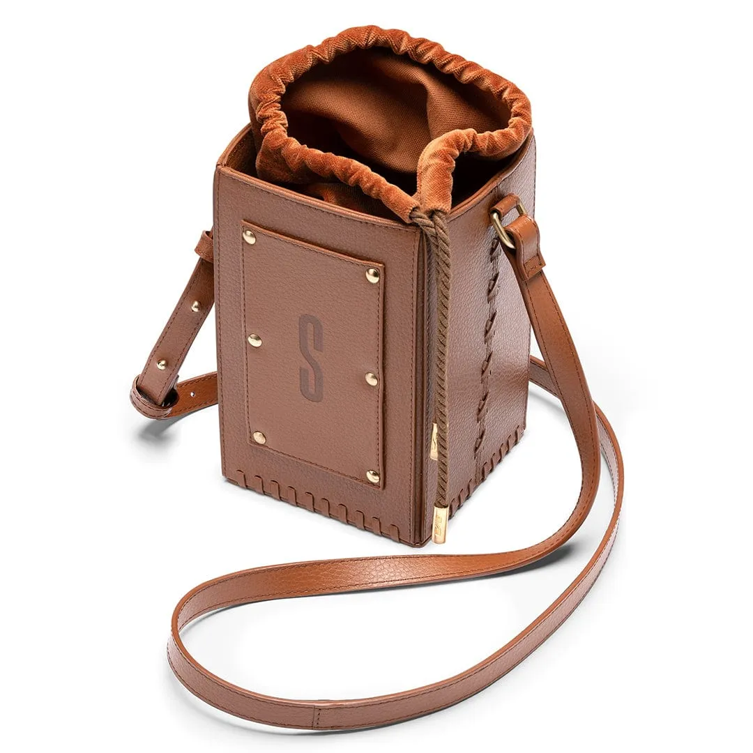 Sierra MIRUM® Leather Vegan Bucket Bag | Brown