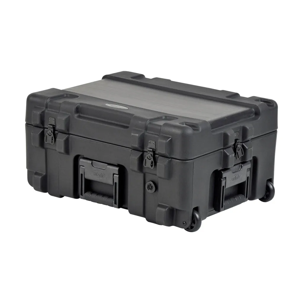 SKB 3R2217-10B-EW Roto Mic-Stand Case, 22x17x10 1/2 inch, Deep-Empty, wheels