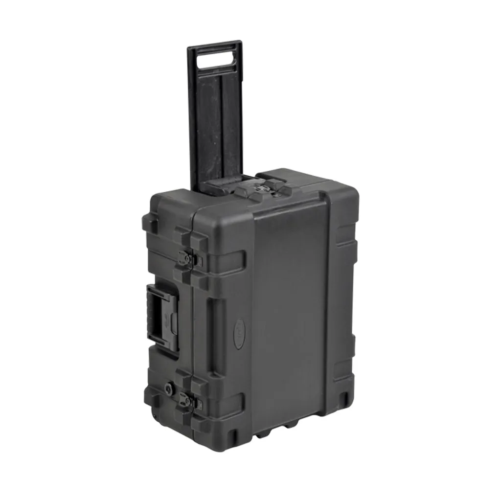 SKB 3R2217-10B-EW Roto Mic-Stand Case, 22x17x10 1/2 inch, Deep-Empty, wheels
