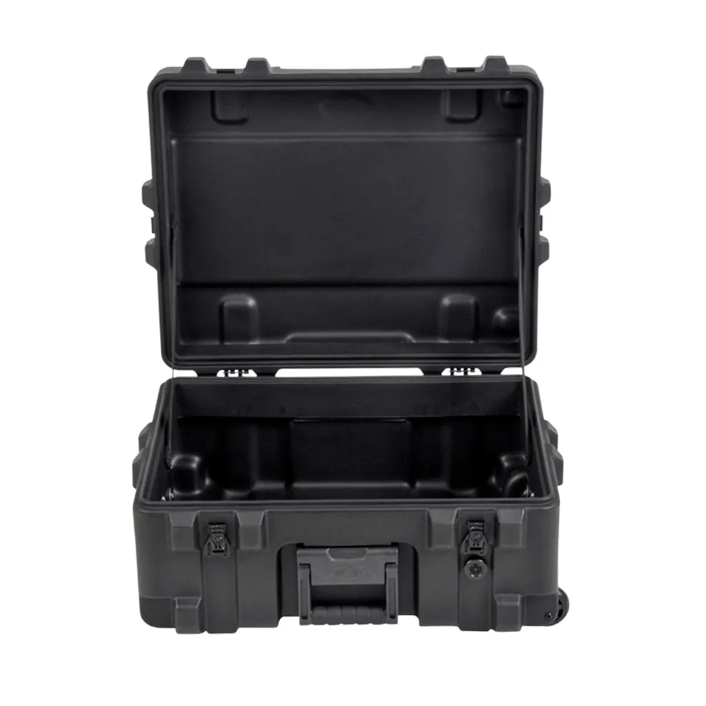 SKB 3R2217-10B-EW Roto Mic-Stand Case, 22x17x10 1/2 inch, Deep-Empty, wheels